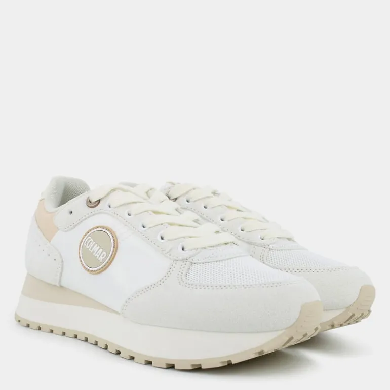 TRAVIS AUTHENTIC- SNEAKERS WHITE / LT GOLD TRAVIS