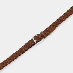 TRECCIA- CINTURE COGNAC CB-E24-01