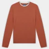 TWINN KNIT CREW NECK- MAGLIE E FELPE MARRONE 12227443