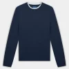 TWINN KNIT CREW NECK- MAGLIE E FELPE BLU 12227443