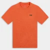 UA TECH TEXTURED SS- T-SHIRT FIRE/ARES RED 1382796