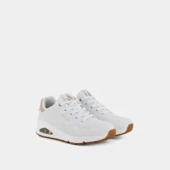 UNO- SPORTIVE WHITE DURABUCK/MESH 177094