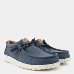 WALLY WASHED- MOCASSINI NAVY HD.40296